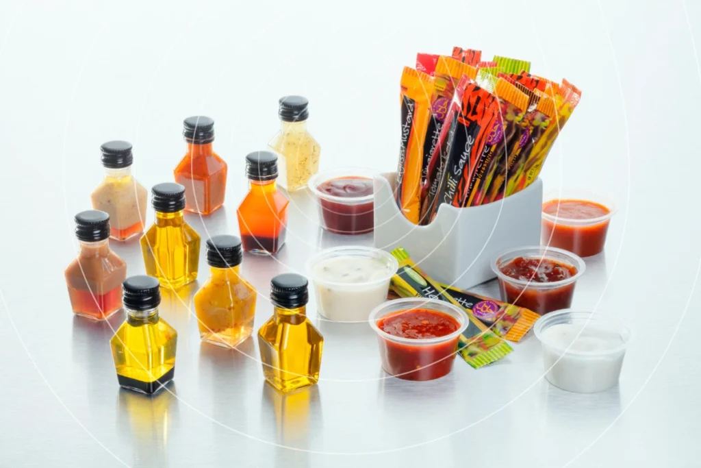 بطری سس تک نفره